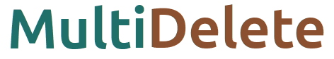 multi-delete logo